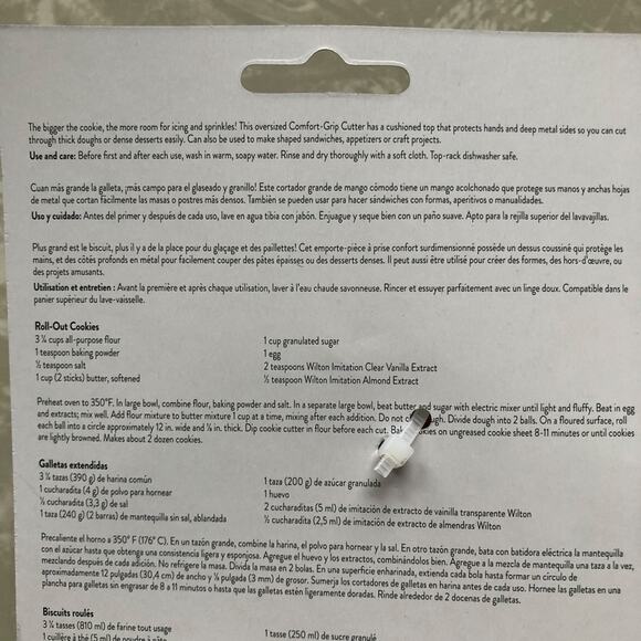 Wilton Comfort-Grip Orange Pumpkin Thanksgiving Halloween Metal Cookie Cutter - Picture 5 of 5